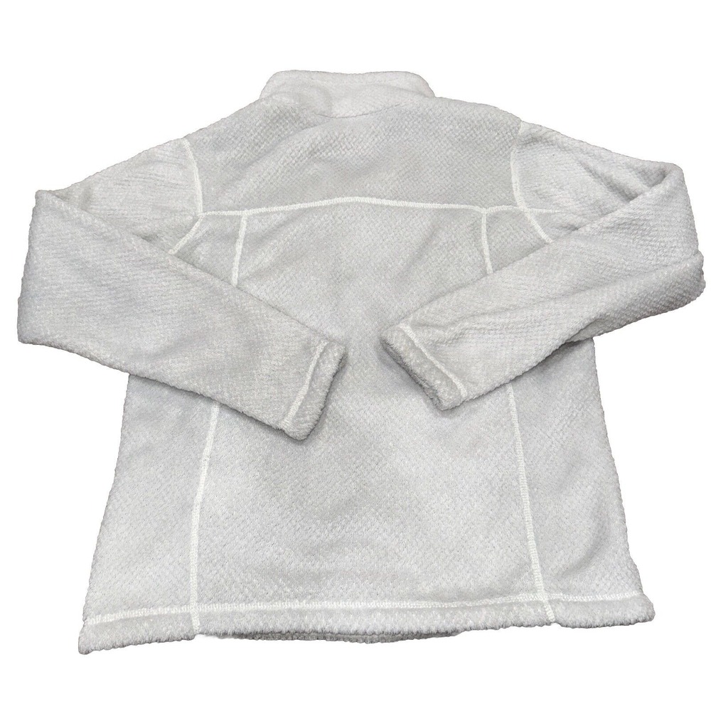PATAGONIA Women's Re-Tool 1/4 Snap-T Pullover Fleece Off White Grey Size Small - Picture 2 of 6